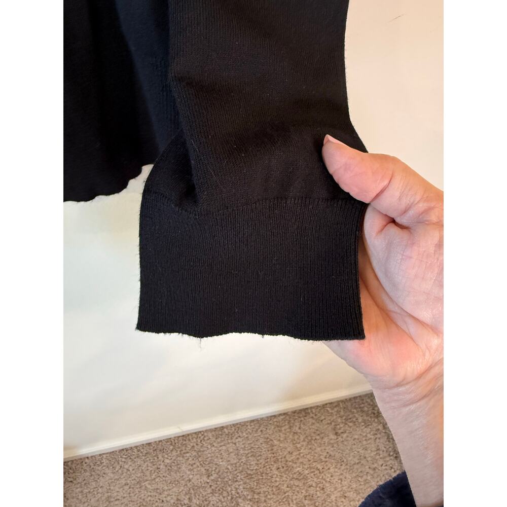 Grace Elements Long Sleeve Crew Neck Pleated Pull… - image 3